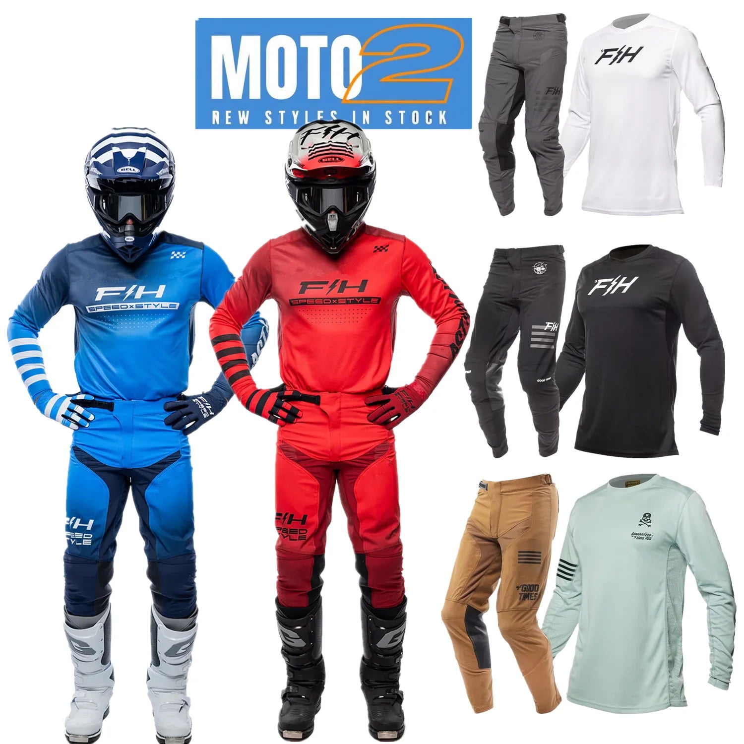 2026 FH Motocross Gear Set Top Shift MX Jersey Set ATV Race Wear Enduro Moto Kits Off Road Motorcycle Suit