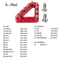 Rear Foot Brake Pedal Lever Step Tip Plate For KTM EXC EXCF SX SXF XC XCF XCW XCFW For Husqvarna TC FC TX FX MX Motocross