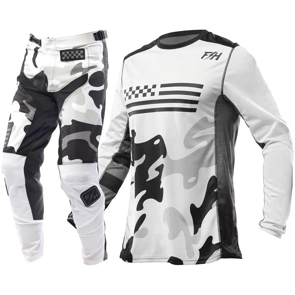 2026 FH Motocross Gear Set Top Shift MX Jersey Set ATV Race Wear Enduro Moto Kits Off Road Motorcycle Suit