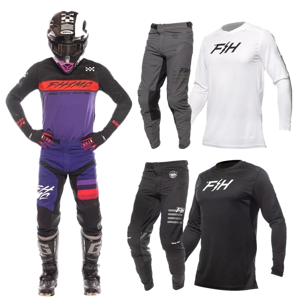 2026 FH Motocross Gear Set Top Shift MX Jersey Set ATV Race Wear Enduro Moto Kits Off Road Motorcycle Suit