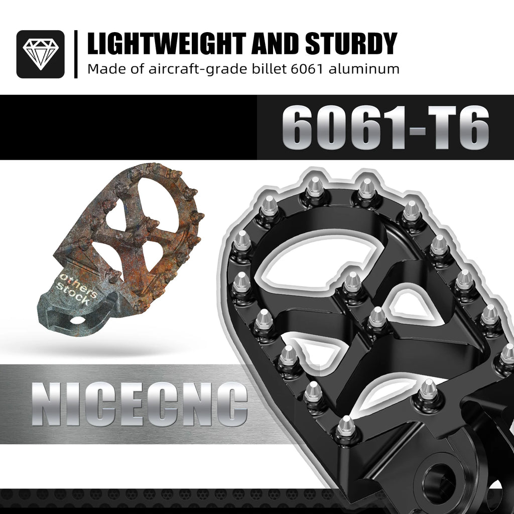 For KTM 690 Enduro R SMC R 2008-2024 950 990 1090 1190 1290 Adventure/R/S/T 2013-2024 Footrest Footpegs Foot Pegs Rests Pedal