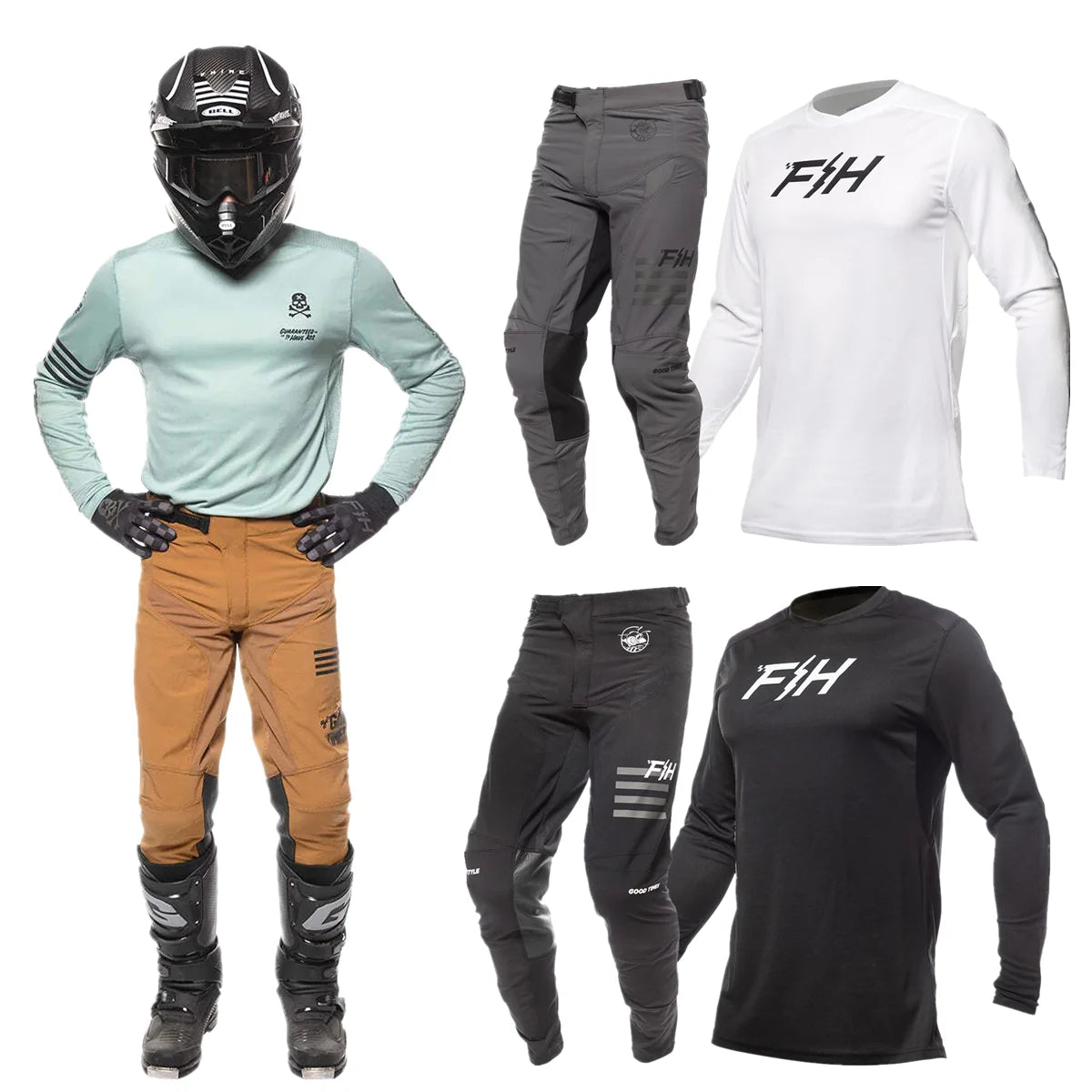 2026 FH Motocross Gear Set Top Shift MX Jersey Set ATV Race Wear Enduro Moto Kits Off Road Motorcycle Suit