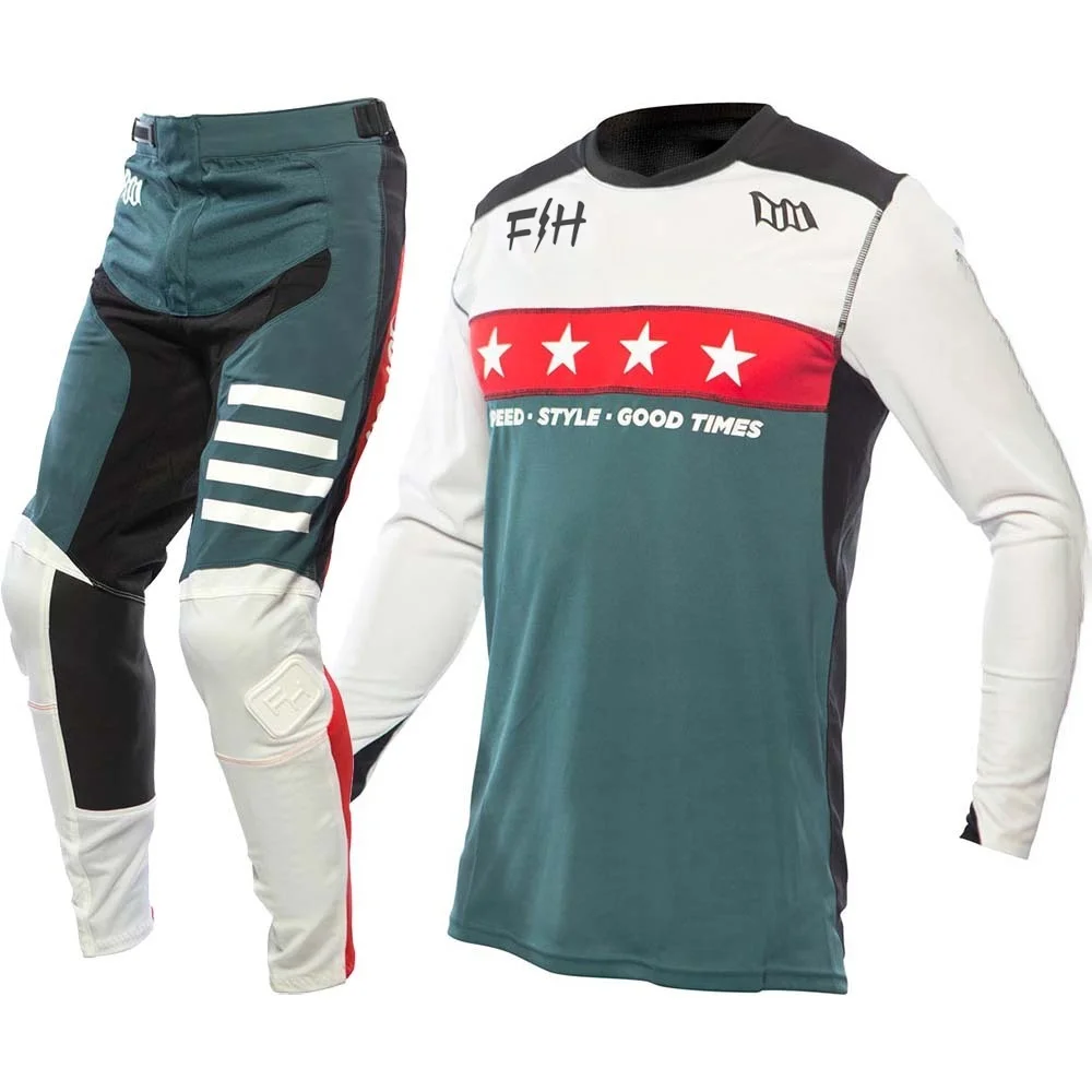 2026 FH Motocross Gear Set Top Shift MX Jersey Set ATV Race Wear Enduro Moto Kits Off Road Motorcycle Suit